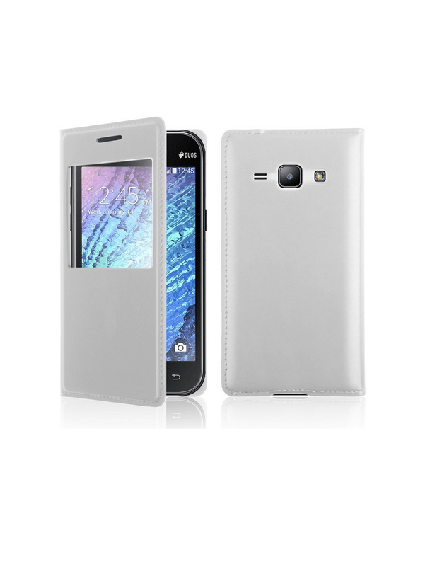 Baltas Samsung Galaxy J1 dėklas